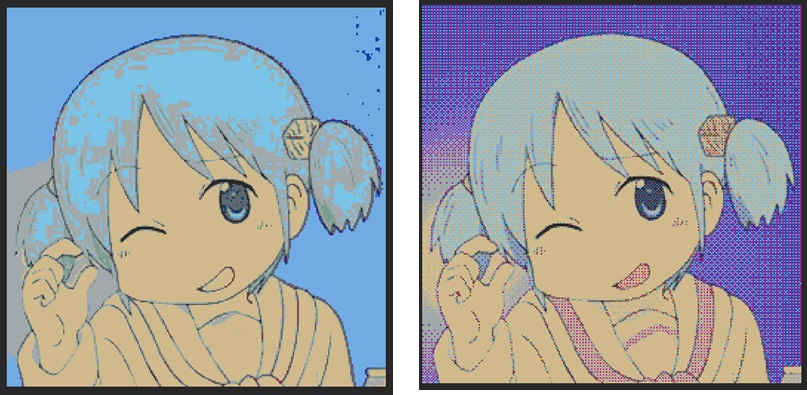 Dither comparison