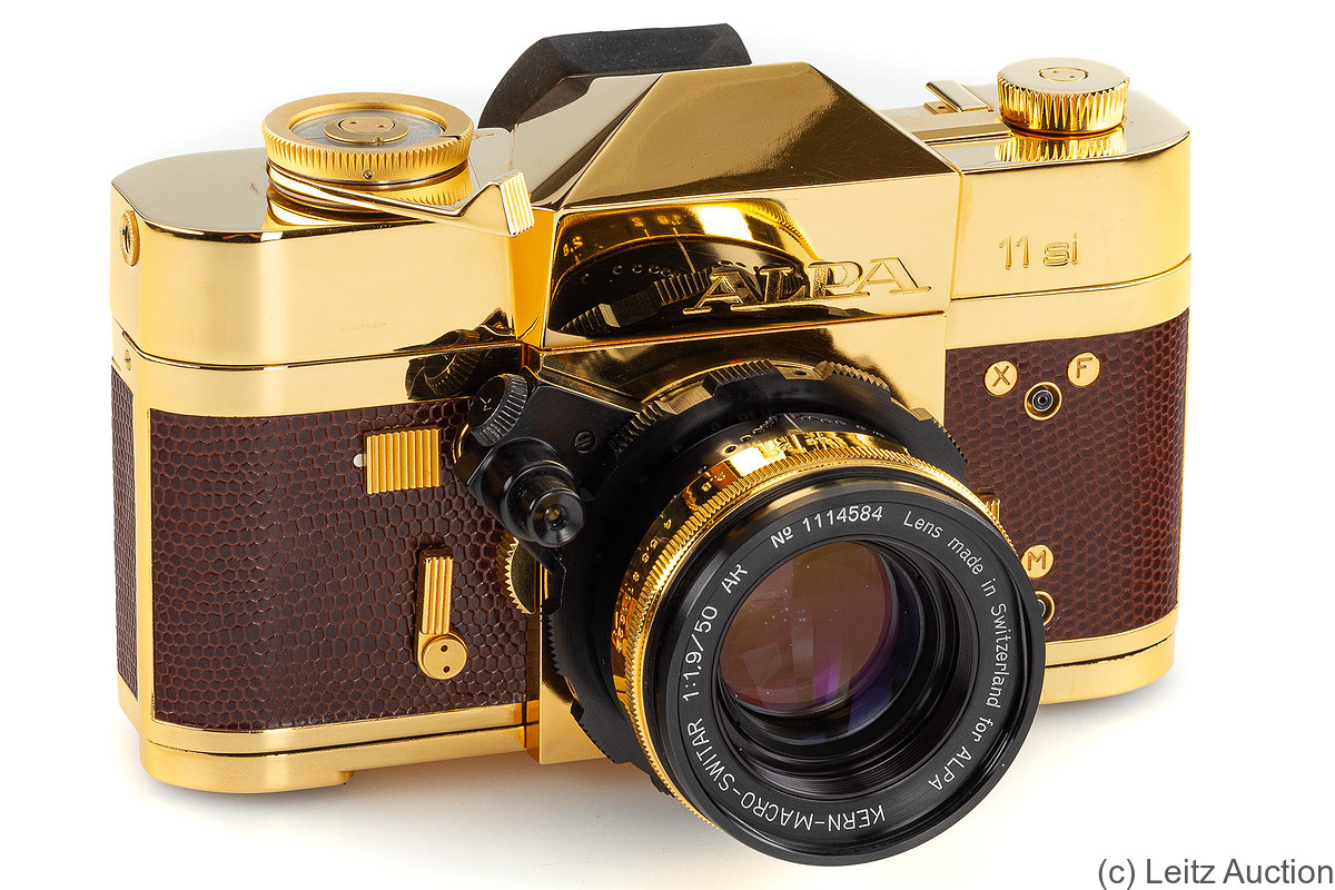 Alpa 11si 24K 镀金版，1981 年推出，仅生产约 160 台
