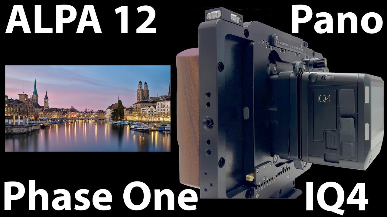 Phase One IQ4 150MP 数码后背安装在 Alpa 12 机身上