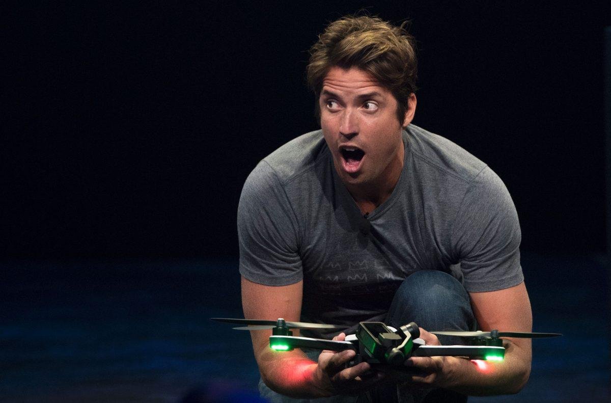 GoPro CEO Nick Woodman 在 Squaw Valley 发布 Karma 无人机