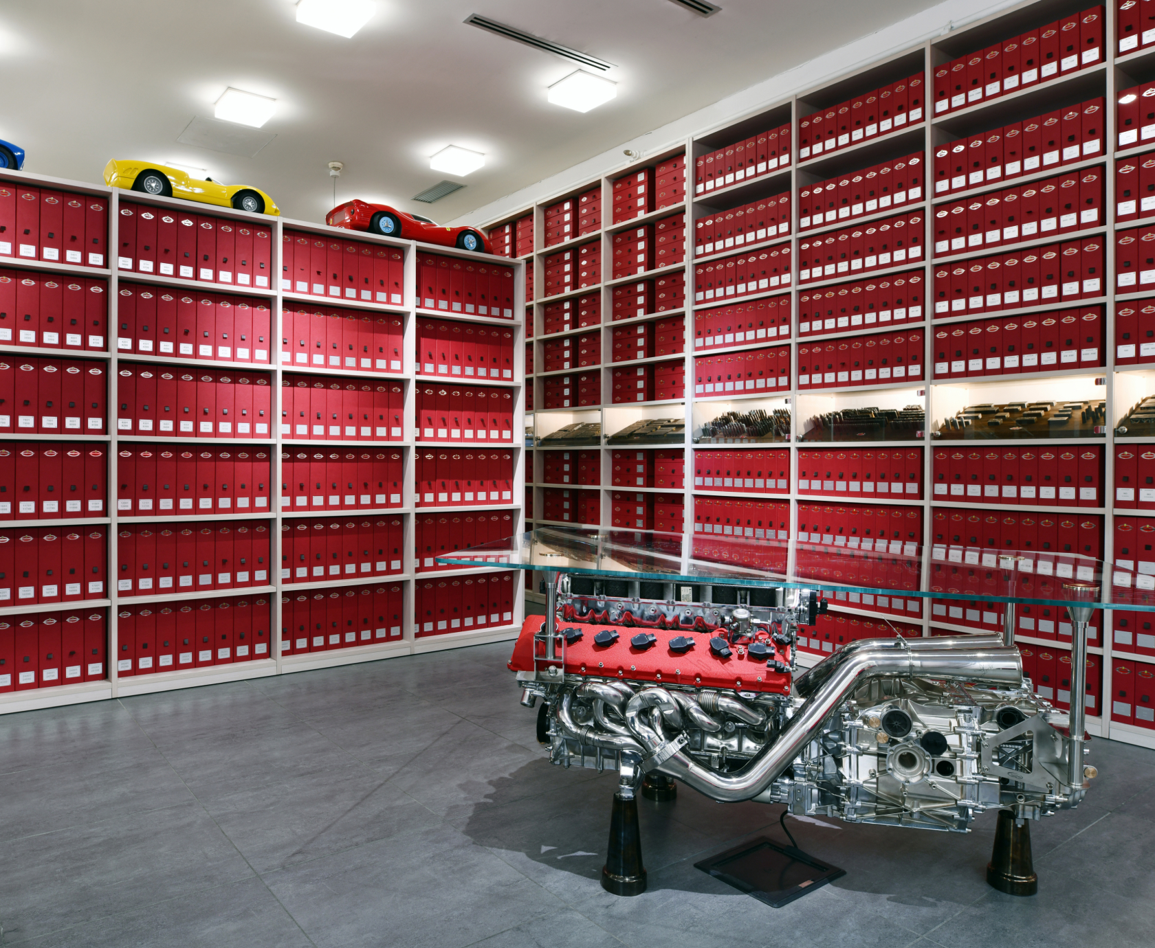 Ferrari 马拉内罗技术档案库中保存的 1950 年代原始设计图