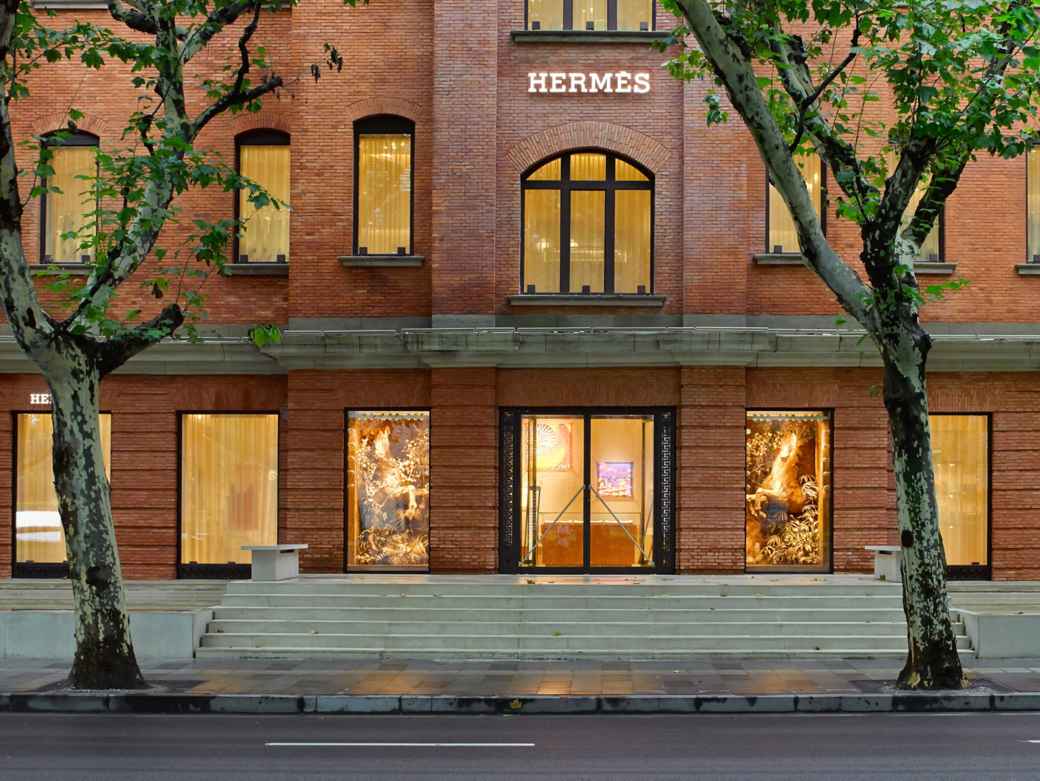 上海 Maison Hermès 淮海路旗舰店外景