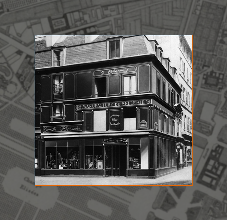 24 Rue du Faubourg Saint-Honoré 历史照片，约 1880 年
