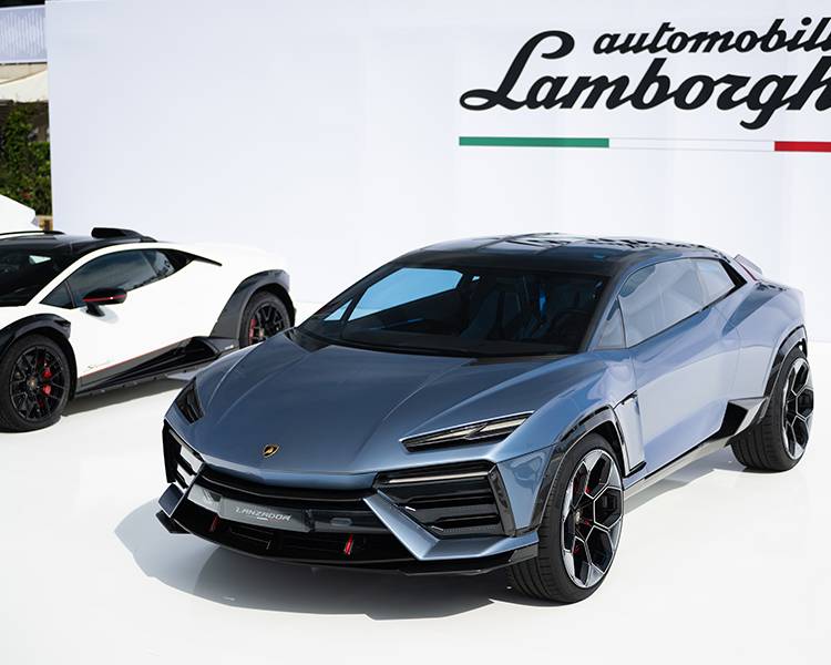 Lamborghini Lanzador 概念车在 2023 年 Monterey Car Week 亮相