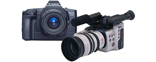 Canon EOS 650，1987 年推出的 EOS 系统首款机型，全电子 EF 卡口和超声波马达