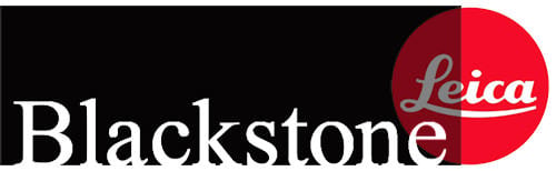 Blackstone 与 Leica 的 logo 并列，代表 2011 年的股权交易
