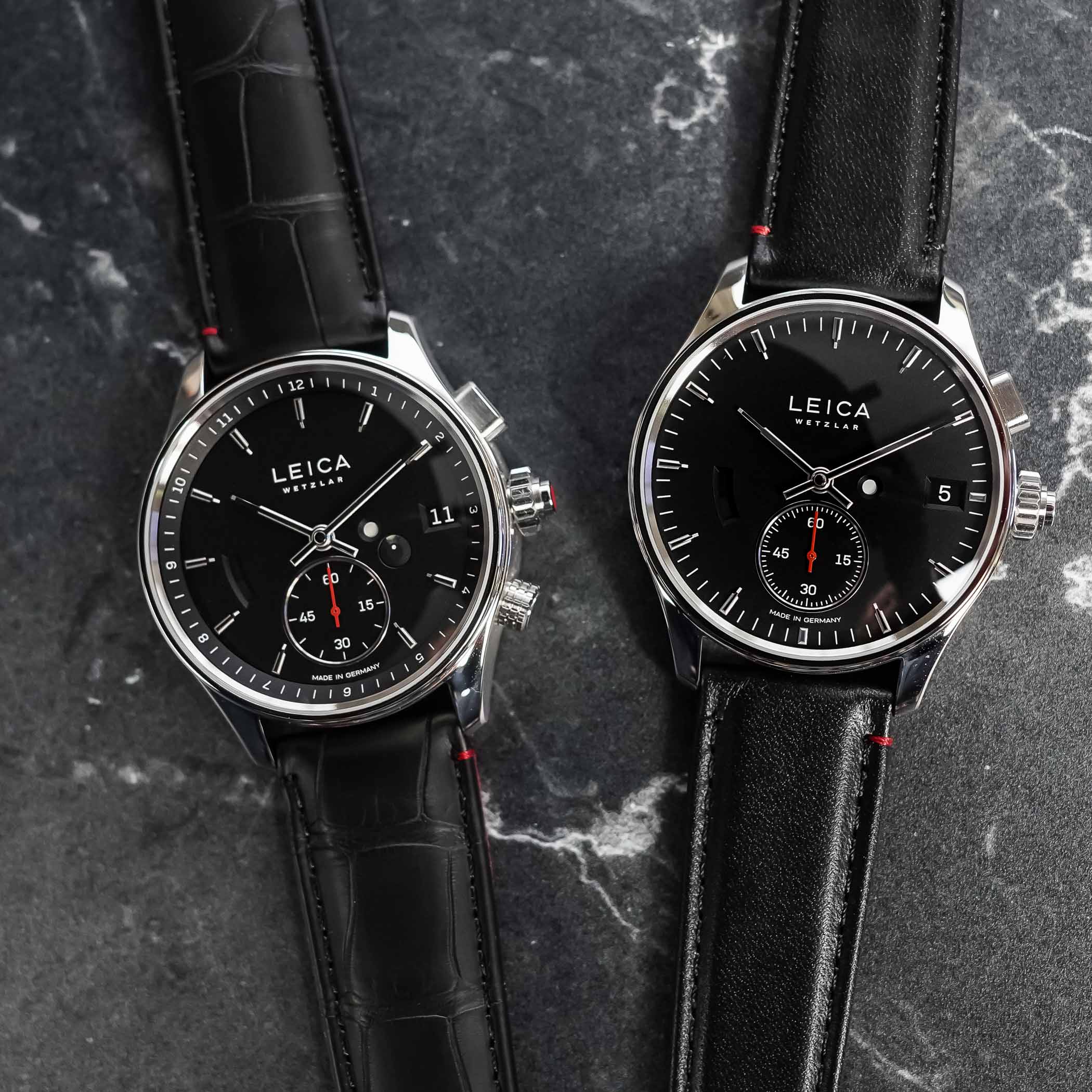 Leica ZM 11 手表在 Titanium Launch Edition 上的展示