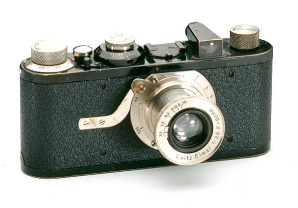 1925 年 Leica I Model A 相机，50mm f/3.5 Elmar 镜头