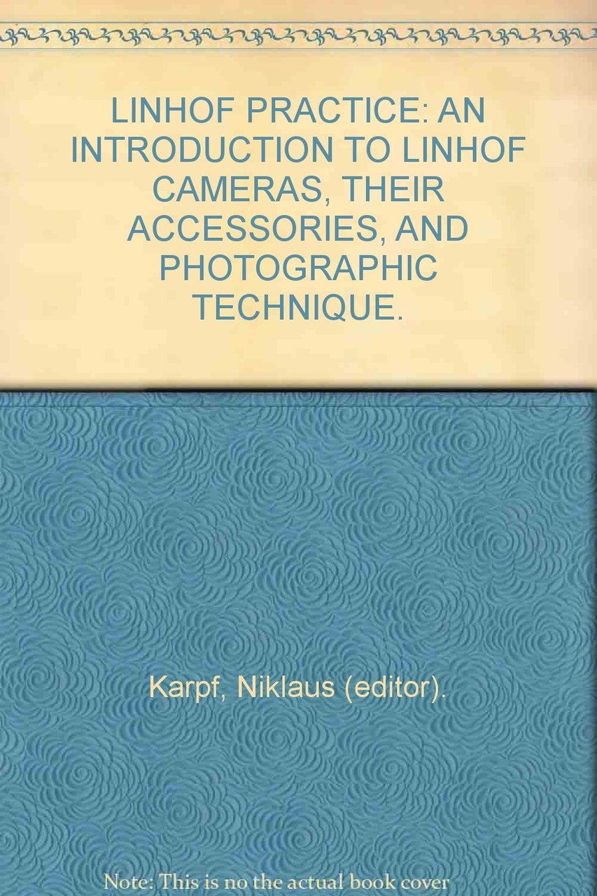 《Linhof Practice》封面，由 Nikolaus Karpf 撰写的 Linhof 相机系统介绍