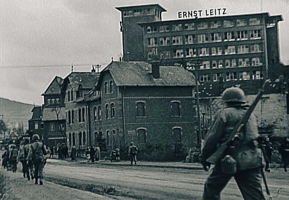 Ernst Leitz 工厂在 1945 年 3 月的轰炸损伤
