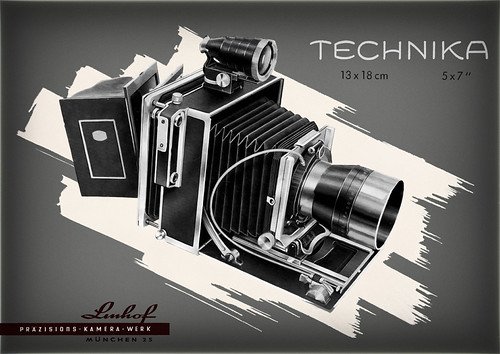 Technika V 4x5/9x12mm，1963-1972 年生产。看起来和 IV 几乎一样，核心变化在 cam 的标准化。