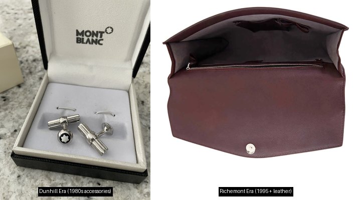 Montblanc 品类扩张对比：Dunhill 时期 vs Richemont 时期