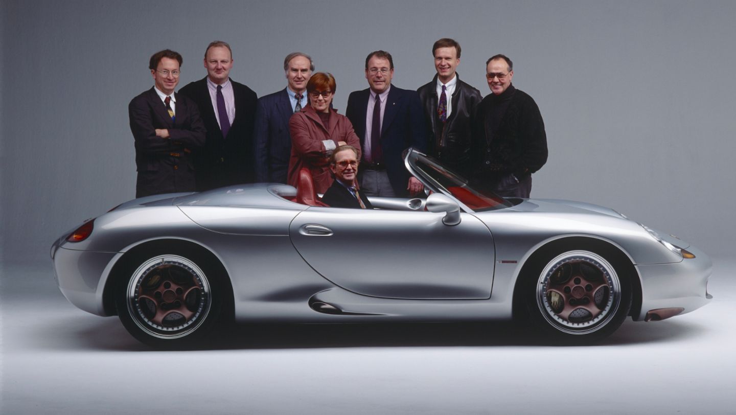 Porsche Zuffenhausen 工厂生产线，Boxster 和 996 混线组装